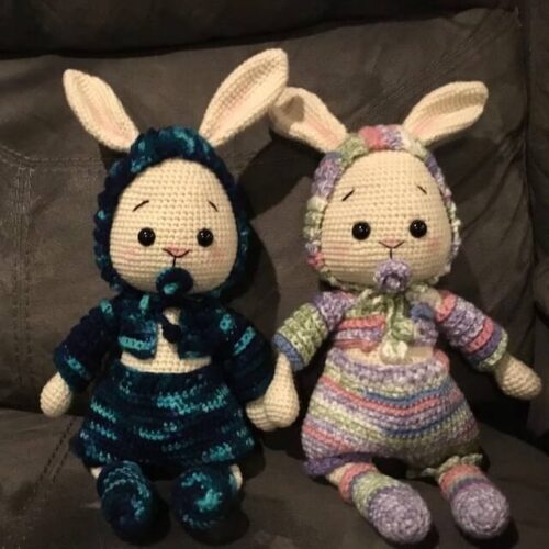 Twin Bunnies Crochet Pattern photo review