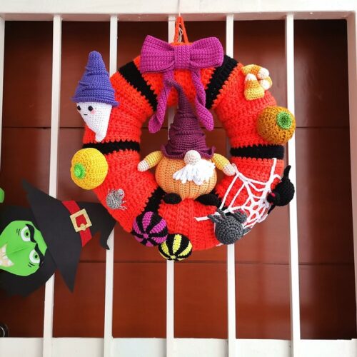 Halloween Wreath Crochet Pattern photo review