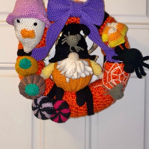 Halloween Wreath Crochet Pattern photo review
