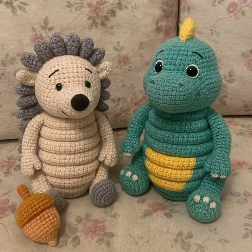Hedgehog and Dino Patterns photo review