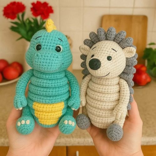 Hedgehog and Dino Patterns photo review
